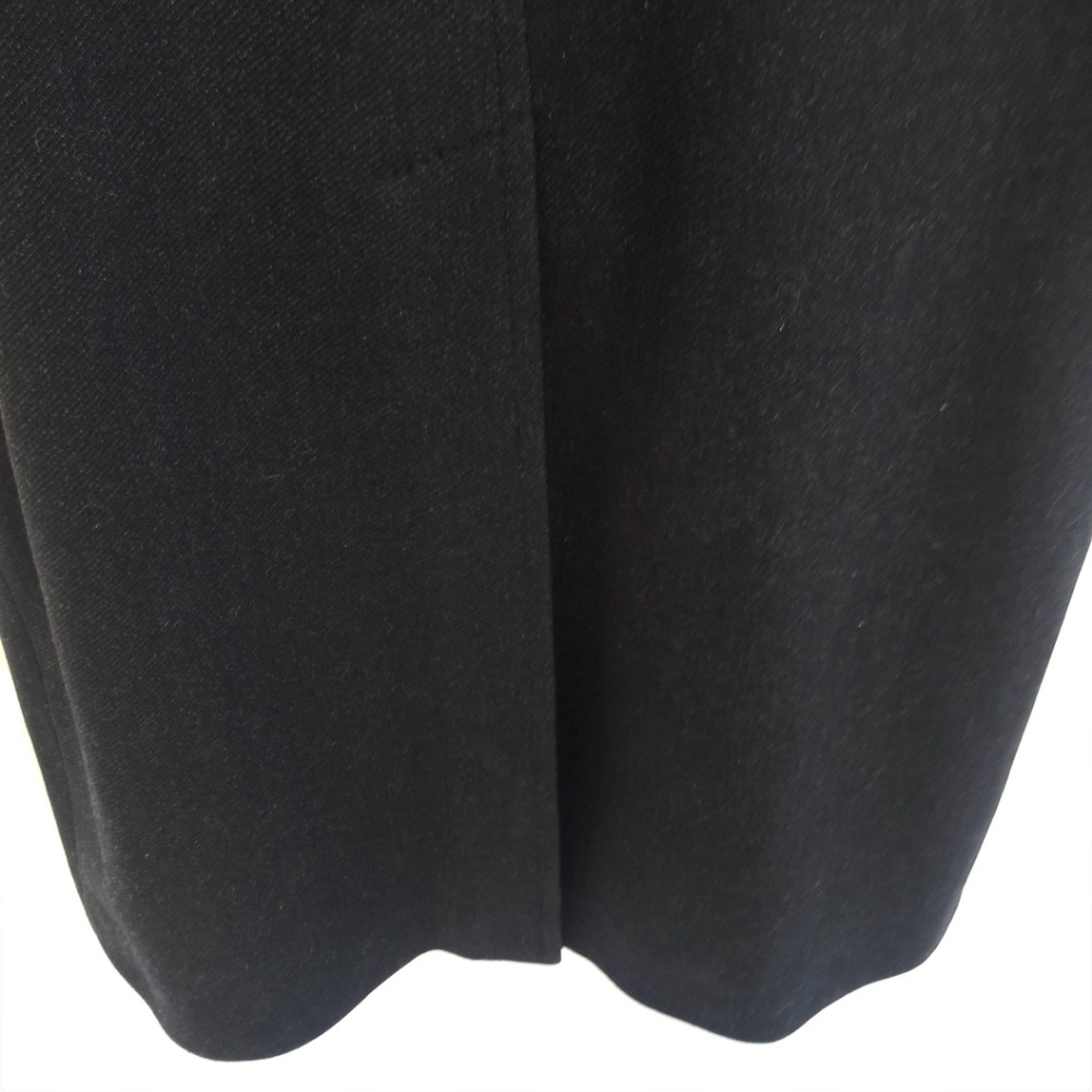 dup Hugo Boss Black Wool Blend Over Coat Trench Long 40R - Picture 6 of 8